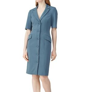 Badgley Mischka Blue Blazer Dress